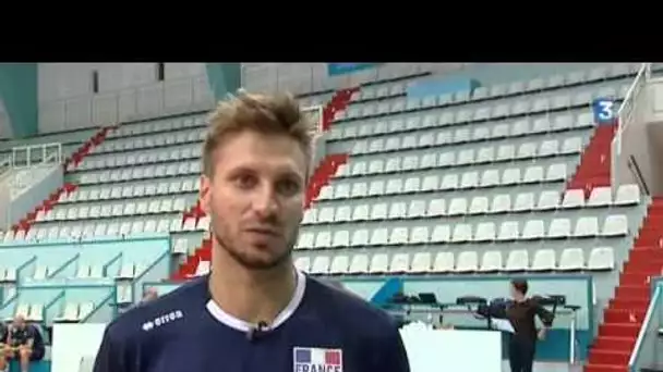 Entraînement équipe de France de Volley à Tours