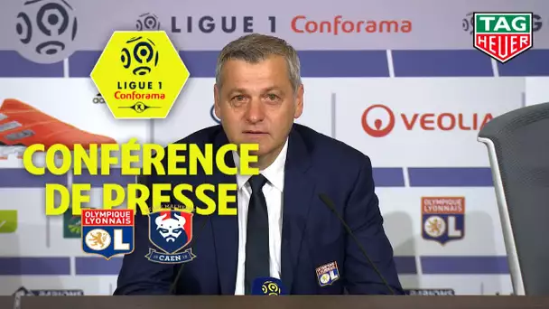 Conférence de presse Olympique Lyonnais - SM Caen ( 4-0 )  / 2018-19