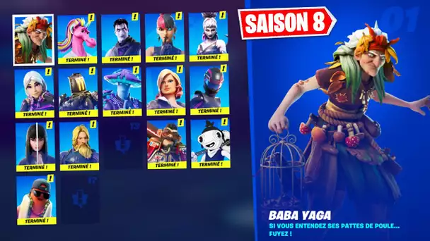 EMPLACEMENTS DES 17 PNJ DE LA SAISON 8 ! (FORTNITE EMPLACEMENTS NOUVEAUX PERSONNAGE SAISON 8)