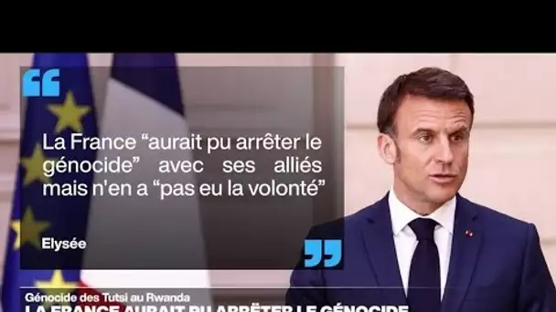 La France aurait pu arrêter les massacres du génocide des Tutsi selon Emmanuel Macron • FRANCE 24