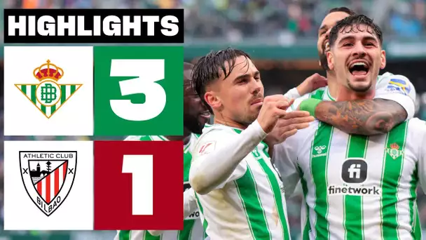 REAL BETIS 3 - 1 ATHLETIC CLUB | RESUMEN LALIGA EA SPORTS