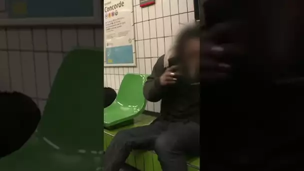 Pris au piège sur le quai du métro ! #shorts #police #adrenaline #intervention