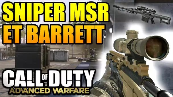 Sniper MSR et BARRETT sur COD Advanced Warfare ?