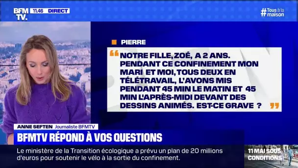 J'ai mis ma fille de deux ans 1h30 par jour devant des dessins animés, est-ce trop?BFMTV vous répond