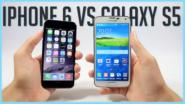 iPhone 6 VS Galaxy S5 : Rapidité, Photo et Vidéo, Graphisme, Design, etc - Comparatif Français