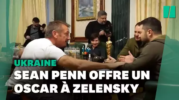 Sean Penn offre à Volodymyr Zelensky l’un de ses Oscars (et lui fait une demande)