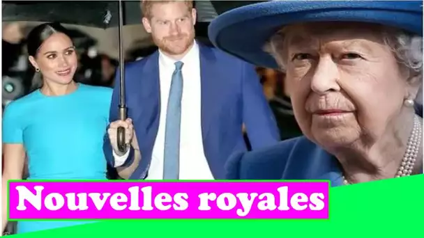 Le leadership de la reine salué après que la famille royale a frappé avec une `` grenade'' de Meghan