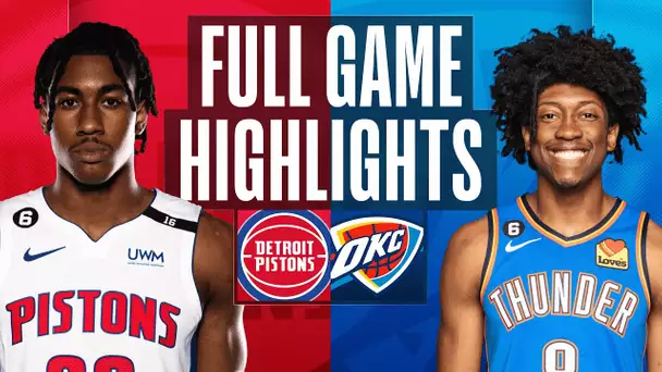 PISTONS at THUNDER | FULL GAME HIGHLIGHTS | March 29, 2023