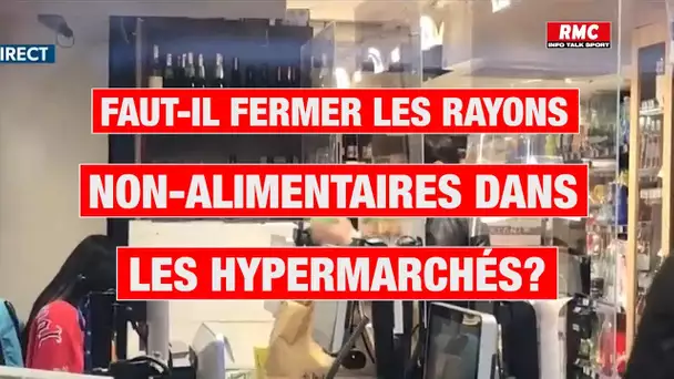 Faut-il fermer les rayons non-alimentaires dans les hypermarchés?