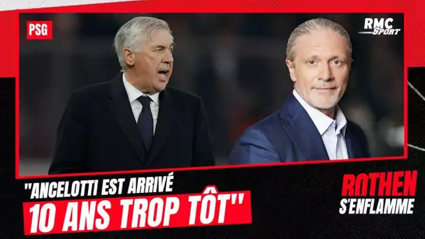 PSG : "Ancelotti est arrivé 10 ans trop tôt", regrette Petit