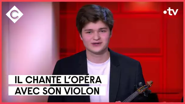 Luka Faulisi, 21 ans et virtuose du violon - C à Vous - 04/04/2023