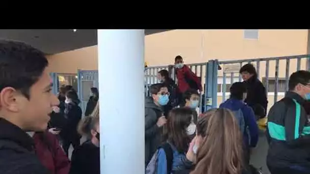 En direct du collège Giovoni à Ajaccio.