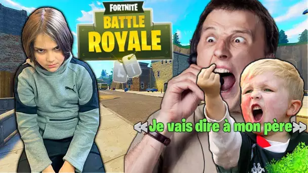 UN ENFANT DE 8 ANS APPELLE SON PÈRE CAR ON L&#039;INSULTE , IL ME HACK MON COMPTE EPIC GAMES