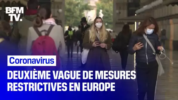 Coronavirus: deuxième vague de restrictions en Europe