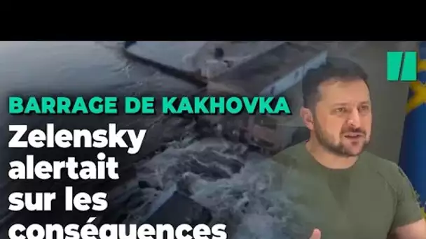 Barrage en Ukraine : Quand Zelensky craignait la destruction de Nova Kakhovka