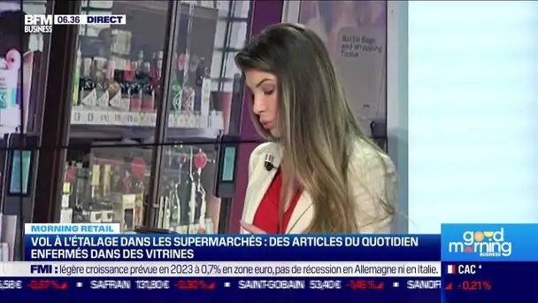 Du Colgate mis sous clé dans une vitrine pour lutter contre le vol à l’étalage.