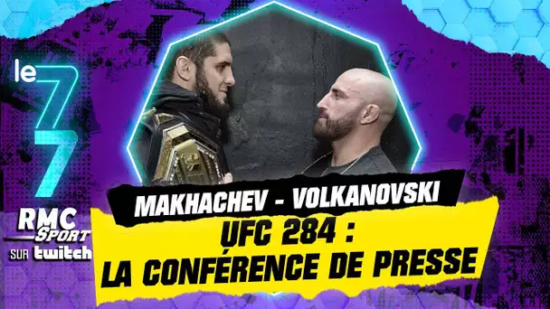Twitch RMC Sport / UFC 284 : La conf de presse FR et le 1er face à face de Makhachev - Volkanovski