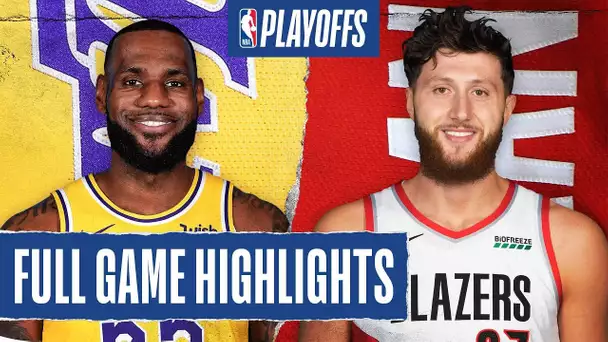 LAKERS at TRAIL BLAZERS | FULL GAME HIGHLIGHTS | August 24, 2020