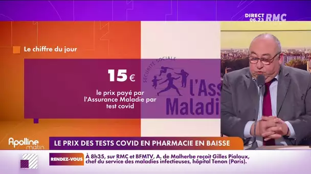 Le coût des tests Covid s'élève à 1,6 milliard d'euros pour janvier