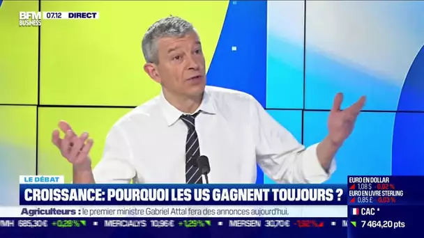 Nicolas Doze face à Jean-Marc Daniel : Croissance, pourquoi les US gagnent toujours ?