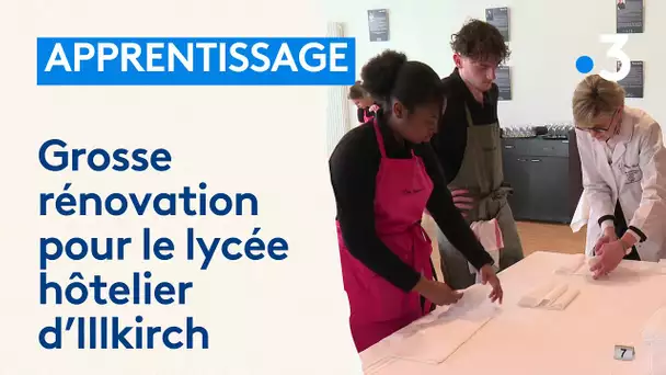 Lycée hôtelier d'Illkirch rénové, étudiants et professeurs ravis