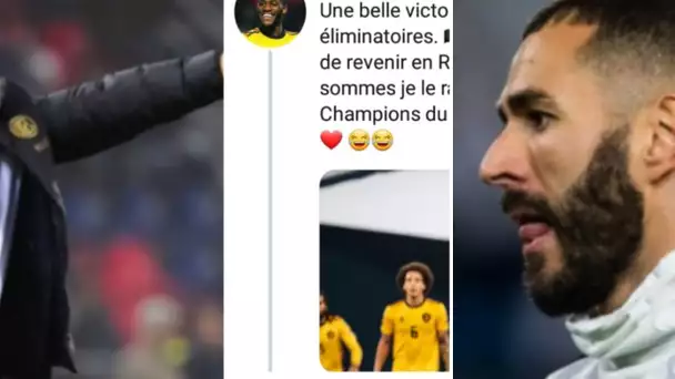 Le Graet parle de Benzema , il répond sur Twitter, le tweet très drôle de Batshuayi ,menaces serie a