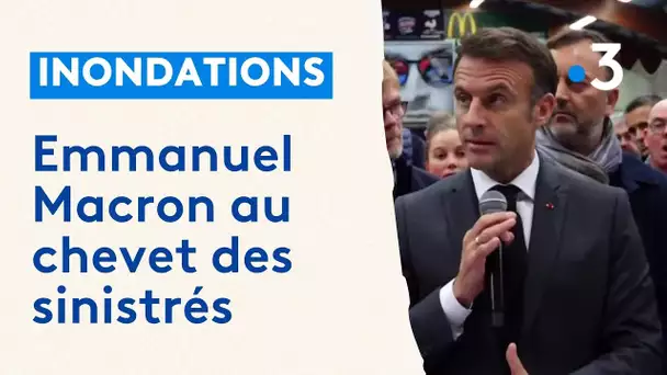 Inondations dans le Pas-de-Calais : Emmanuel Macron au chevet des sinistrés