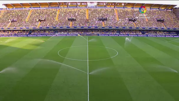 Calentamiento Villarreal CF vs Deportivo Alavés