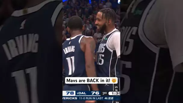 Mavericks go on an EPIC comeback to make it a game! 🔥 | #Shorts