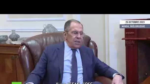 🇷🇺 Lavrov : « Il était grand temps d’entamer la mise en place d'une plateforme eurasiatique »