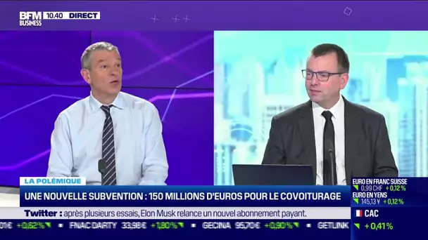 Nicolas Doze : Une nouvelle subvention, 150 millions d'euros pour le covoiturage