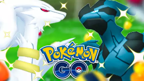 Je CAPTURE ZEKROM SHINY et RESHIRAM SHINY sur Pokémon GO !