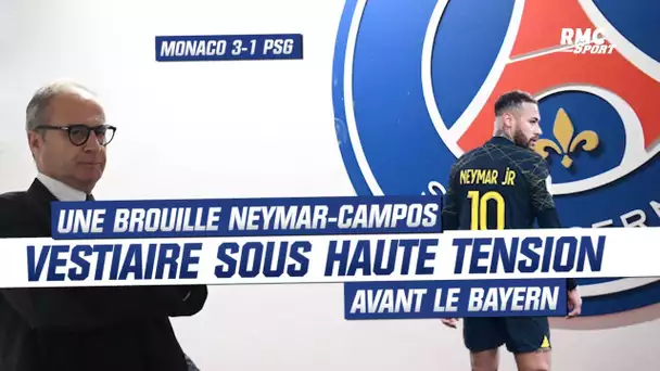 PSG : ça a chauffé entre Campos et Neymar, le vestiaire très tendu avant le Bayern
