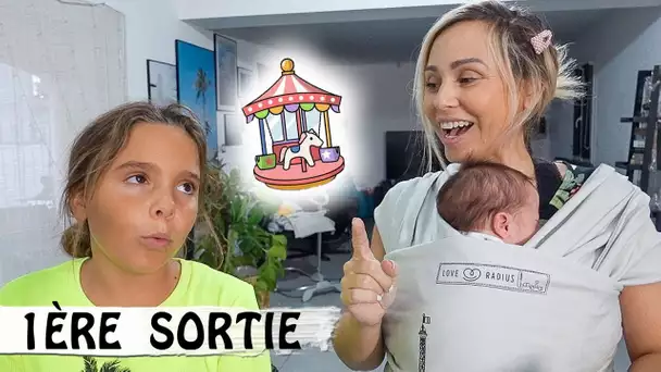 PREMIÈRE SORTIE DE BÉBÉ et Jeu de Fête Foraine !