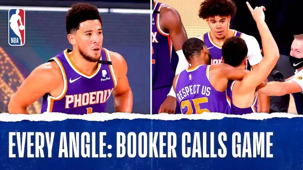 Every Angle: Booker Hits #TissotBuzzerBeater #ThisIsYourTime