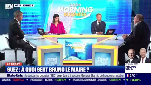 Le débat  : A quoi sert Bruno Le Maire pour Suez ?