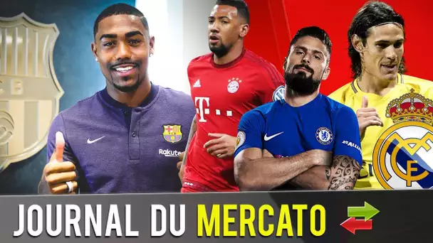 Le REAL cible CAVANI, BOATENG proche du PSG, MALCOM au BARÇA, GIROUD à L'ATLETICO ?