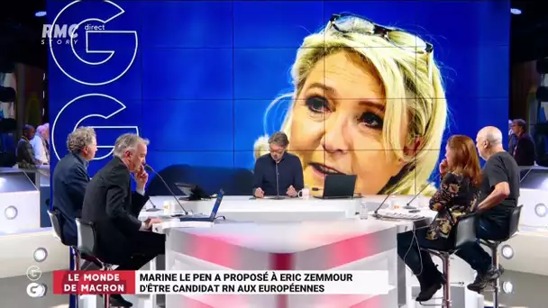 Marine Le Pen a proposé à Eric Zemmour d&#039;être candidat aux européennes  - Les Grandes Gueules de RMC