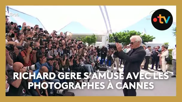 #Cannes2024 : Richard Gere pique l'appareil photo d'un photographe au Festival de Cannes