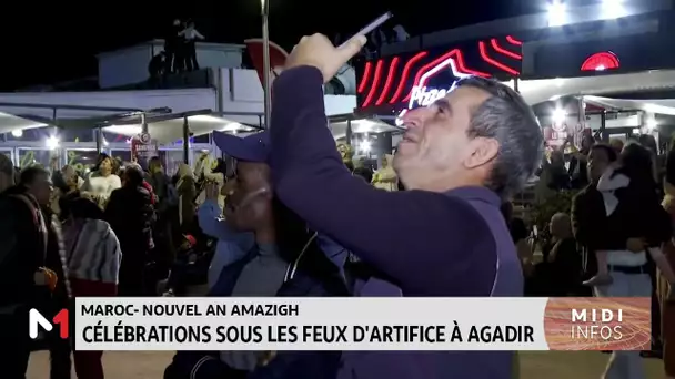 Nouvel An amazigh : célébrations sous les feux d´artifice à Agadir