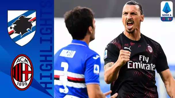 Sampdoria 1-4 Milan | Zlatan scores in either half as Milan see off Sampdoria | Serie A TIM