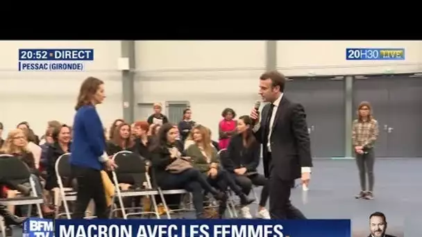 Macron recadre sèchement une Gilet Jaune 'on n&#039;est pas dans un show télévisé'