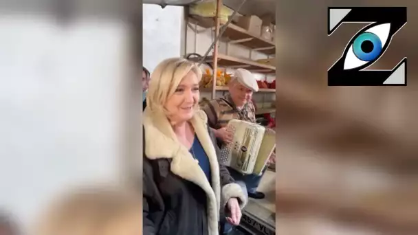 [Zap Réseaux Sociaux] Marine Le Pen pousse la chansonnette sur un air d'accordéon ! (01/04/22)