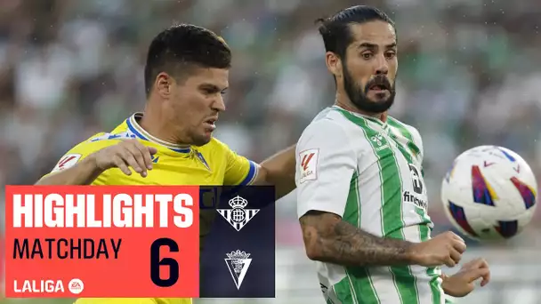 Resumen de Real Betis vs Cádiz CF (1-1)