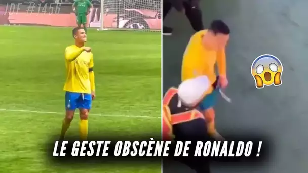 Provoqué, RONALDO répond avec un incroyable geste obscène ! Le PSG bien décidé à quitter le PARC !