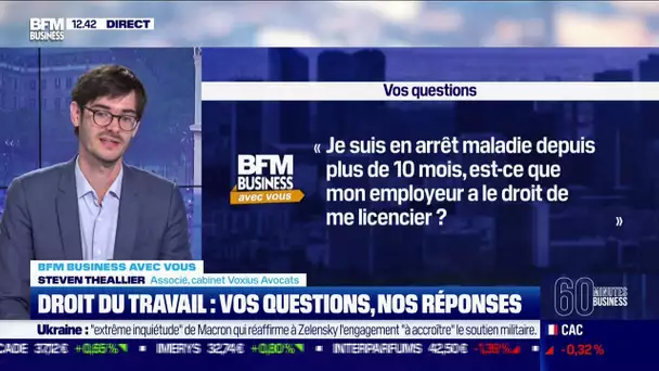 En arrêt maladie depuis 10 mois, mon employeur peut-il me licencier ?