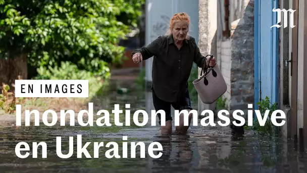 Ukraine : la destruction d'un barrage inonde plusieurs villes