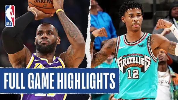 LAKERS at GRIZZLIES | FULL GAME HIGHLIGHTS | November 23, 2019
