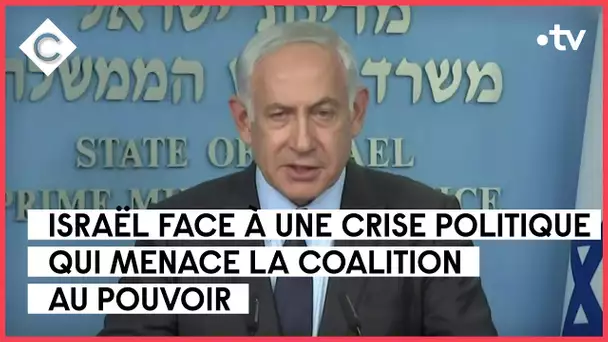 Israël : Netanyahou acculé par les manifestants - Le 5/5 - C à Vous - 27/03/2023