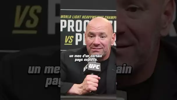 🇫🇷💬 "On pourrait le mettre en TÊTE D'AFFICHE d'une carte en France" Dana White voit grand pour BSD